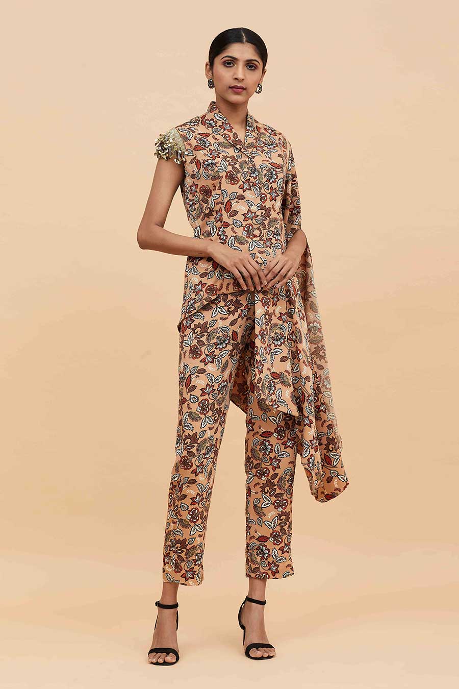 Printed Tunic & Pant Co-Ord Set
