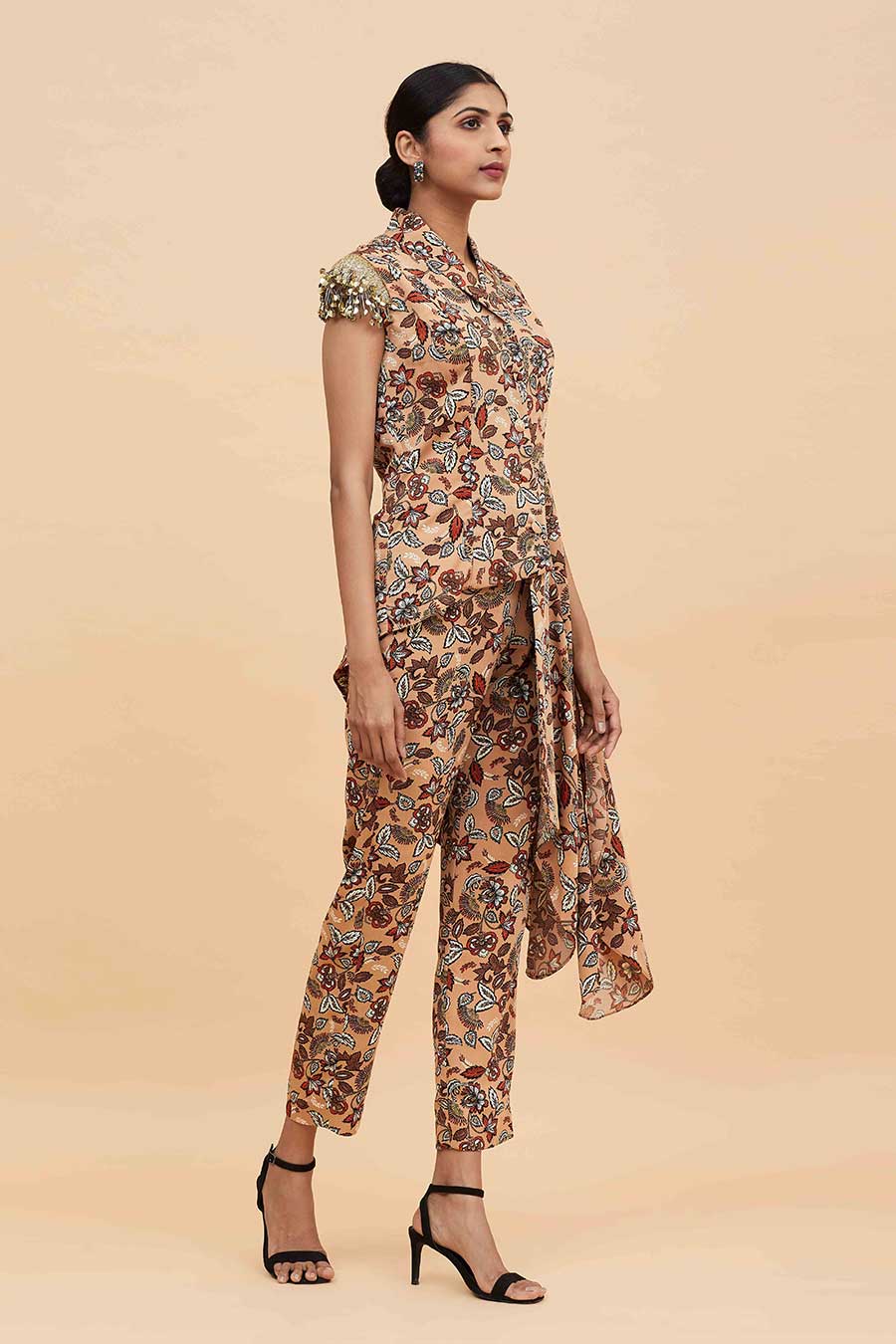 Printed Tunic & Pant Co-Ord Set