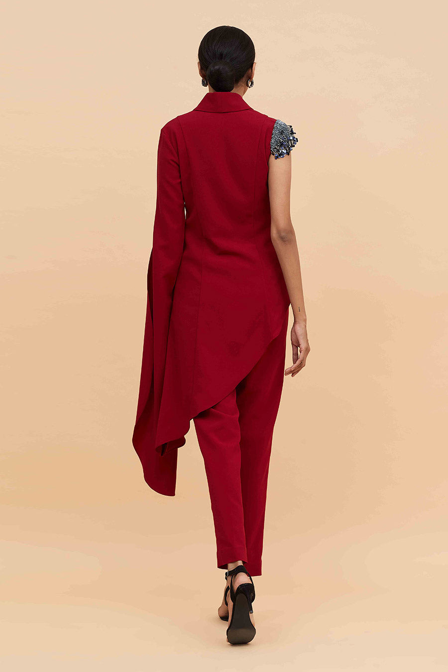 Ruby Red Tunic & Pant Co-Ord Set