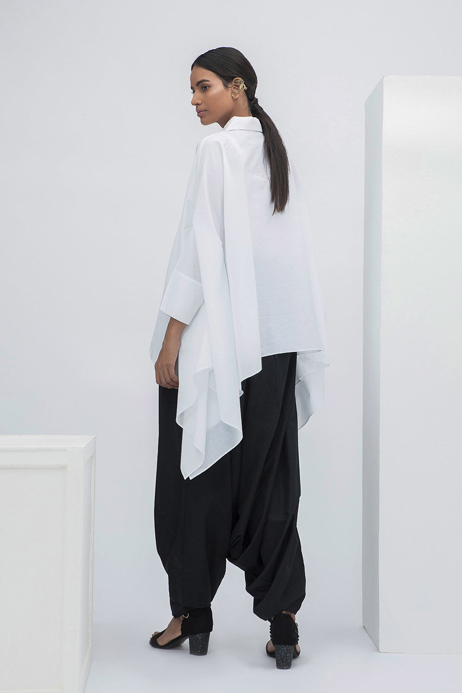 White Kaftan Tunic Top