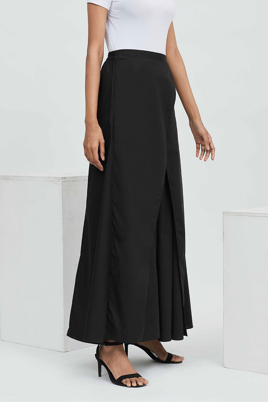 Black Layered Palazzo Pants