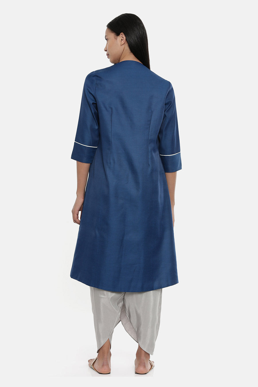Sapphire Blue Long Jacket