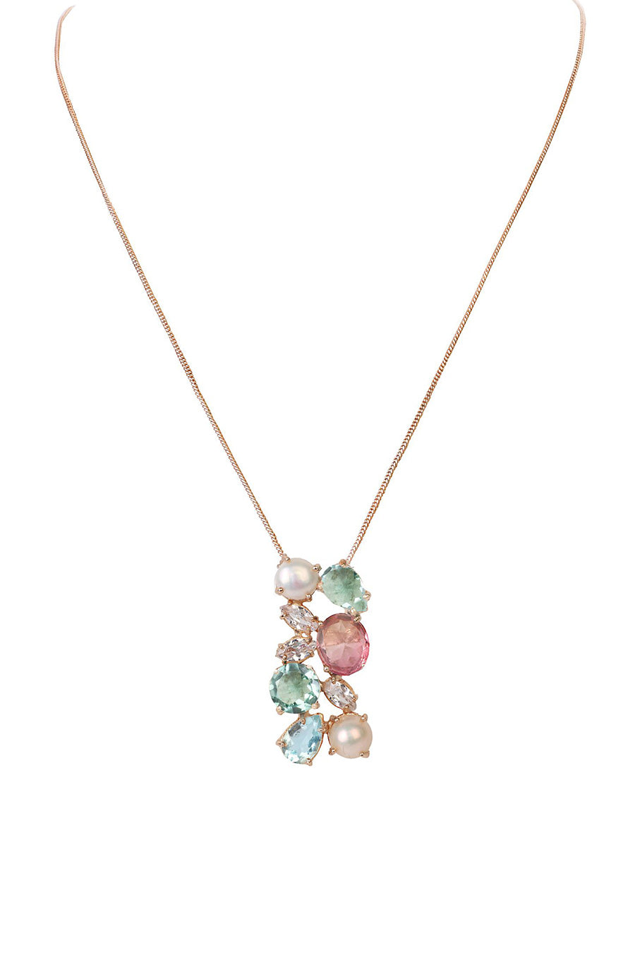 Candy Cabana Multi Gem Necklace