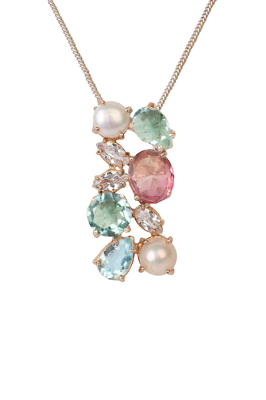 Candy Cabana Multi Gem Necklace