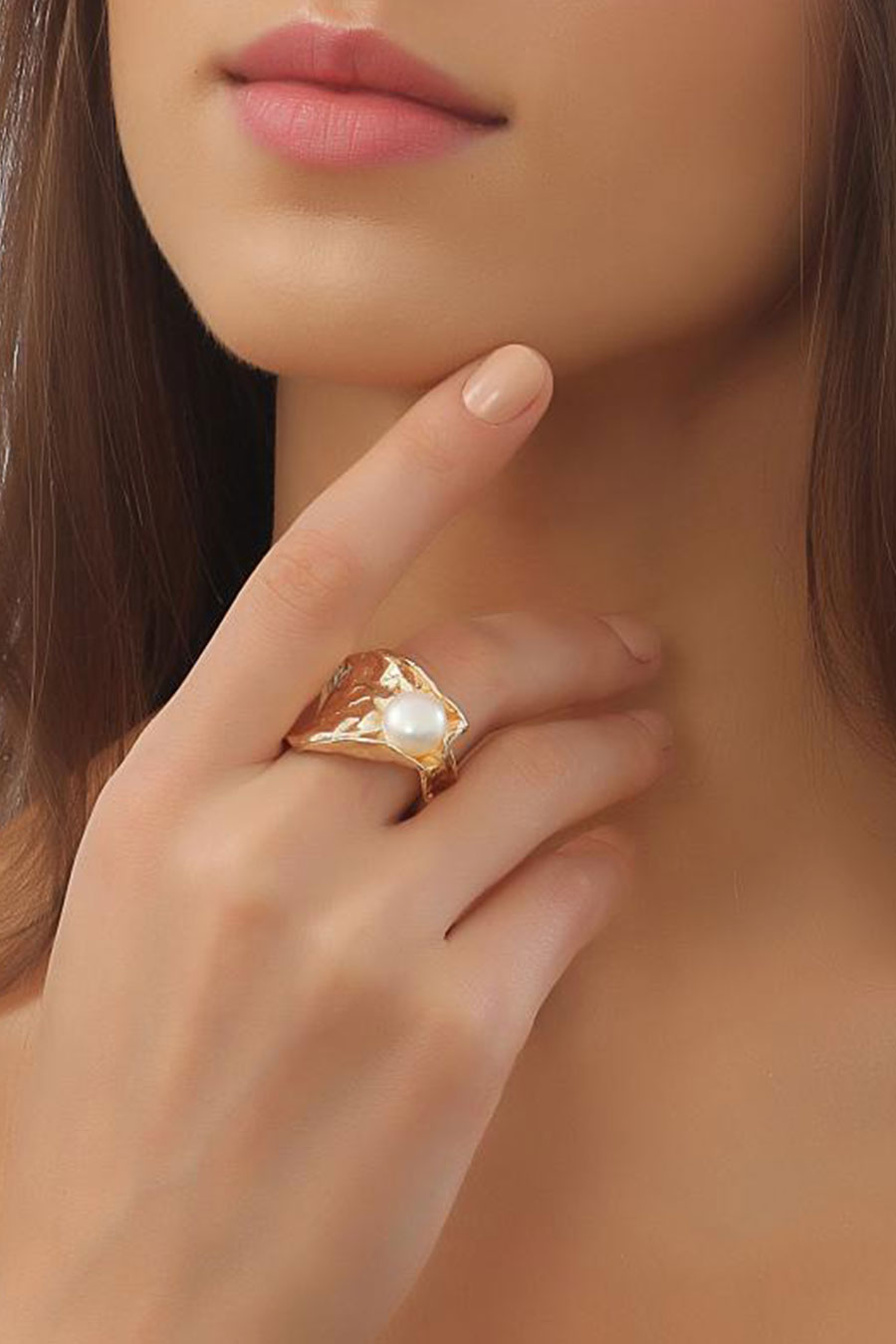 Pearl Bianca Mist Ring