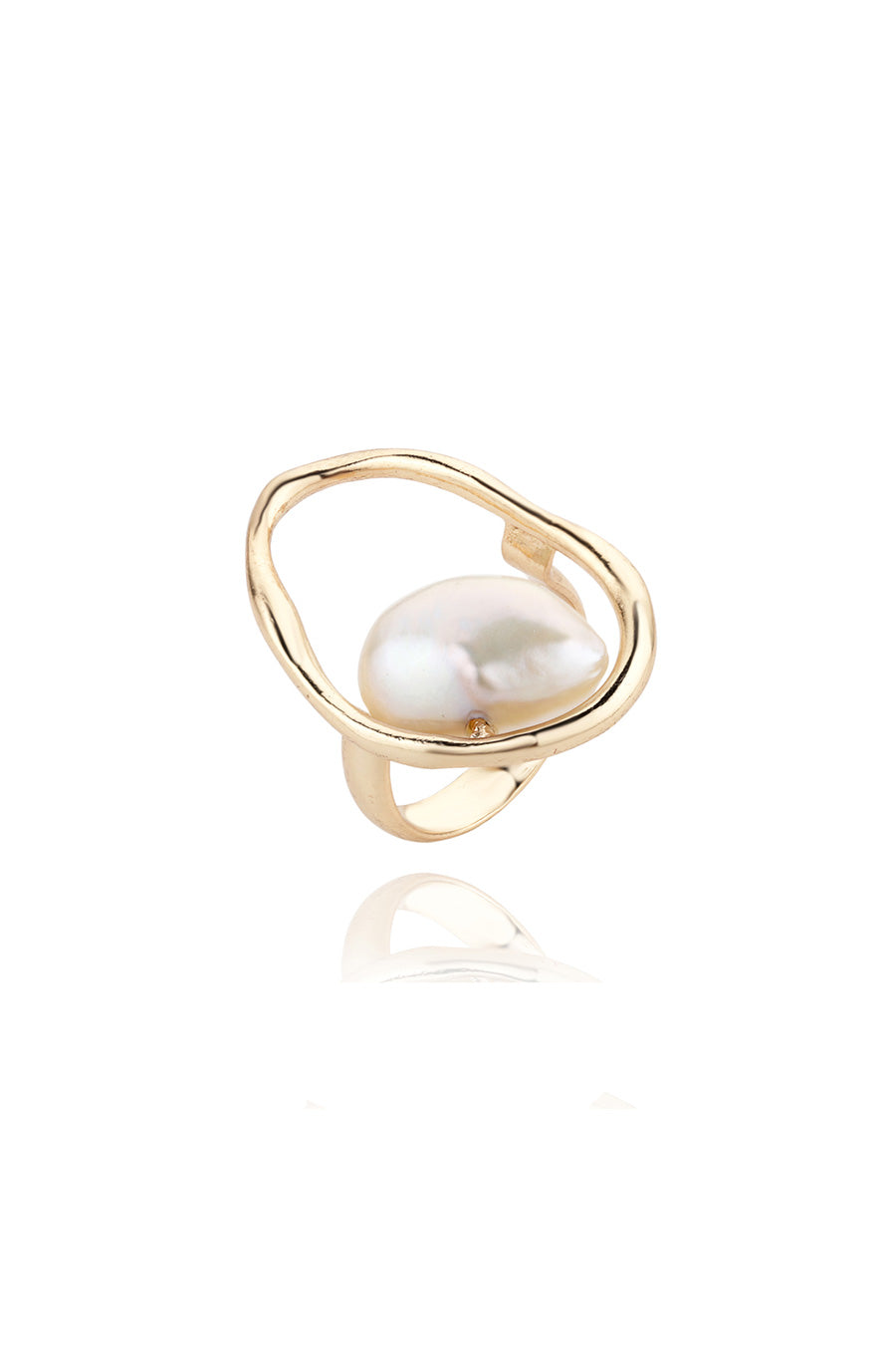 Grecian Goddess Pearl Ring