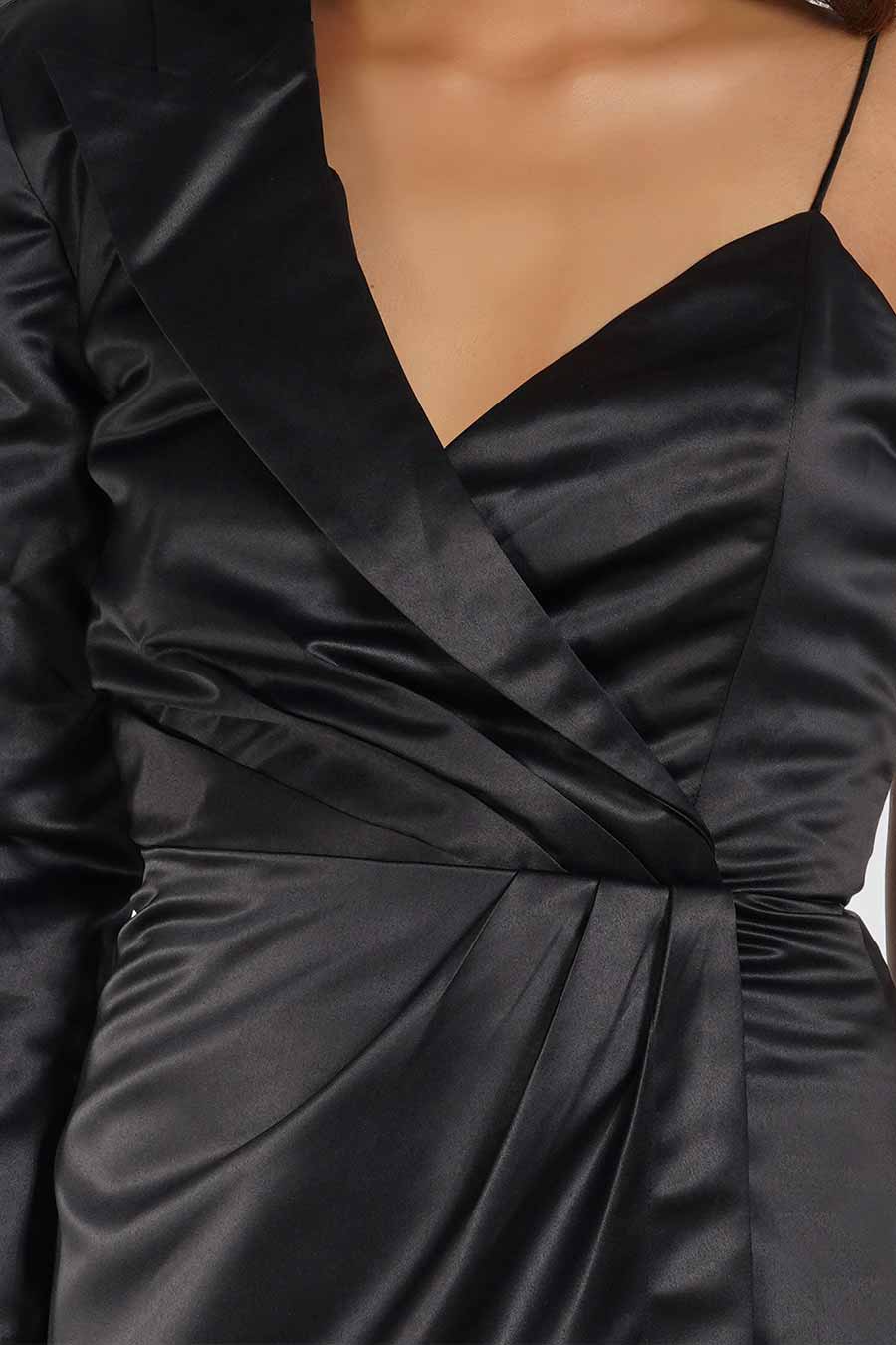 Eva Duchesse Half Blazer Strappy Dress