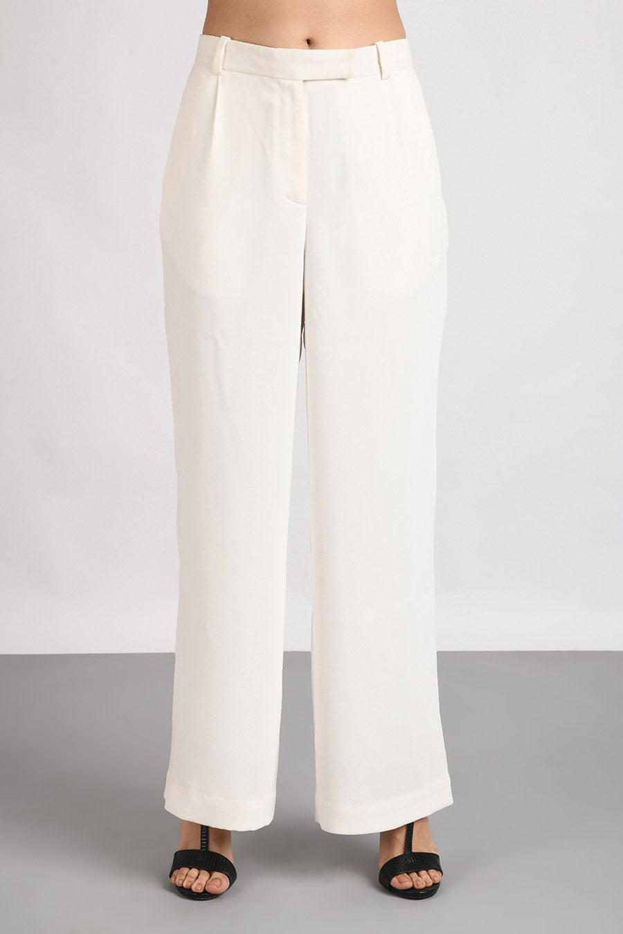 White Classic Pants