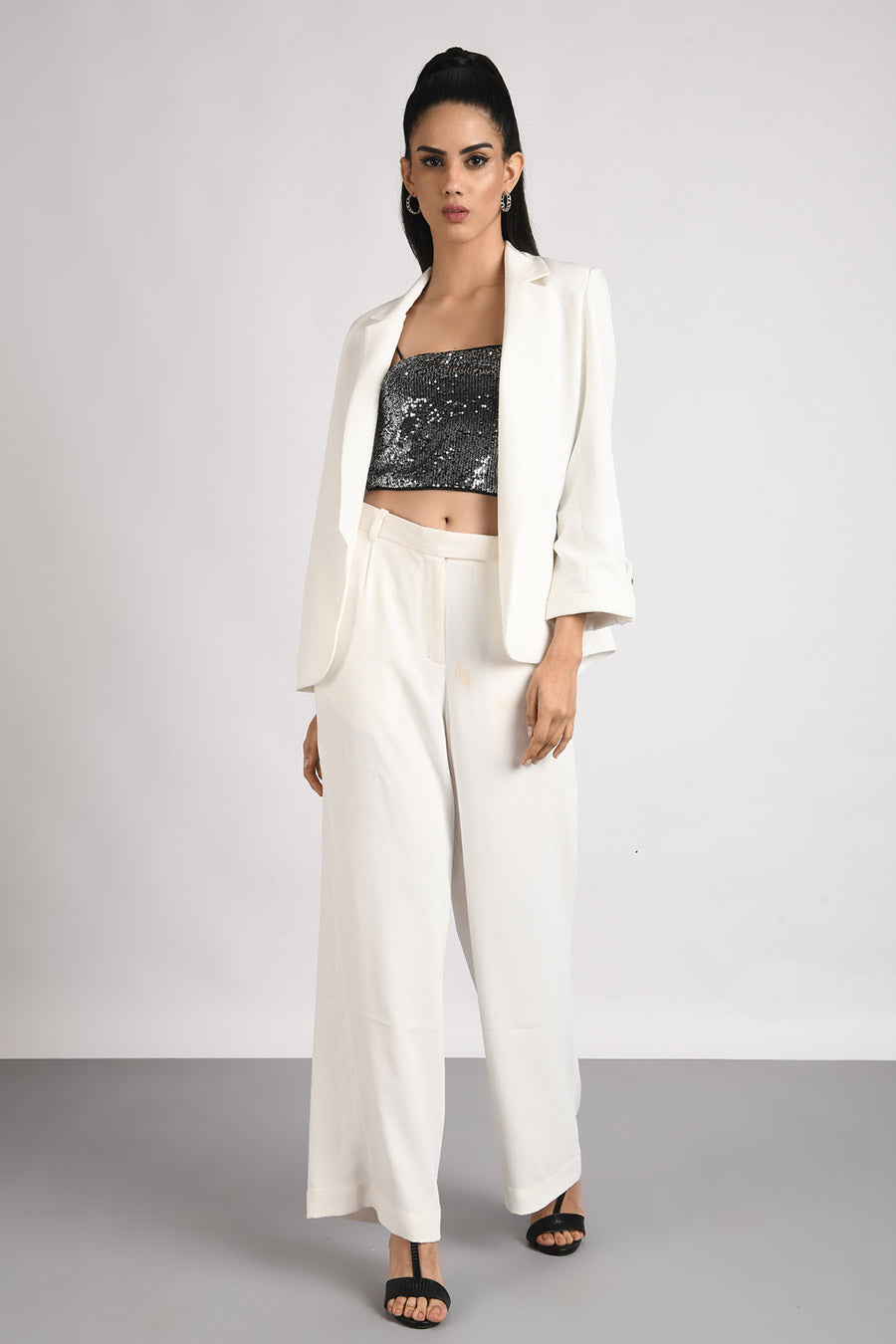 White Classic Pants