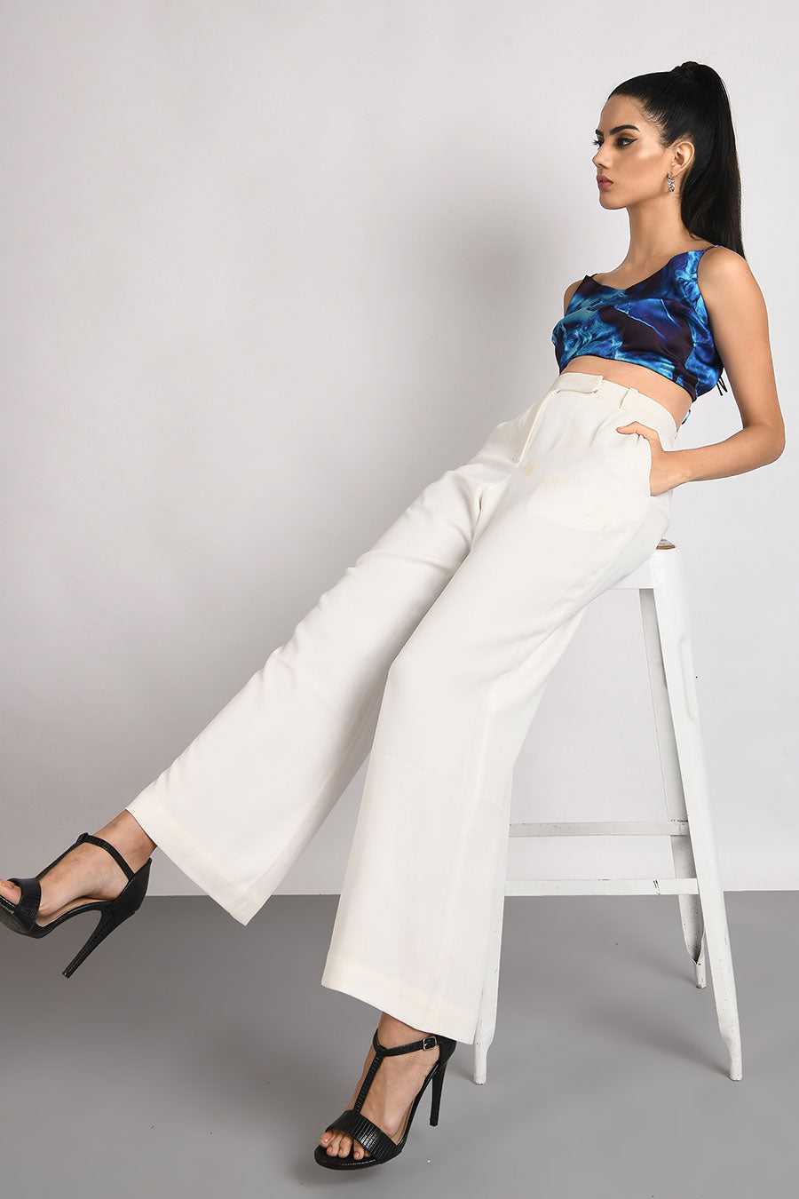 White Classic Pants