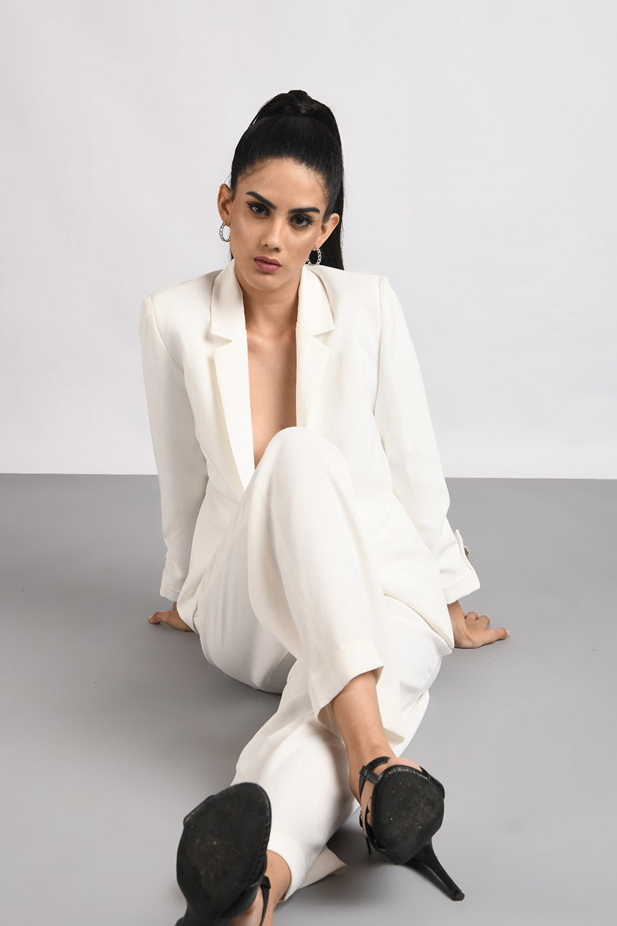 White Classic Pants