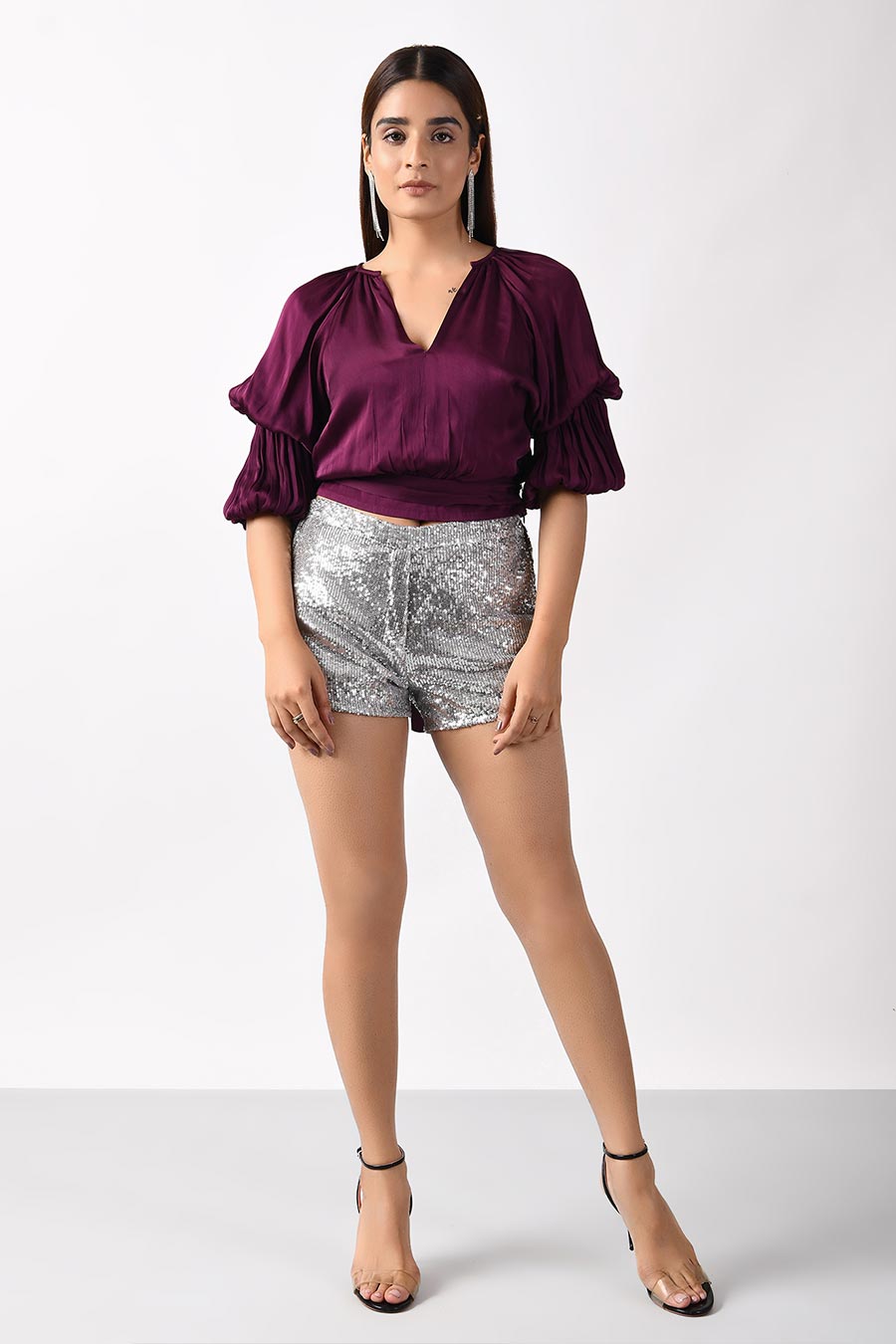 Oh-So-Pretty Mauve Short Top