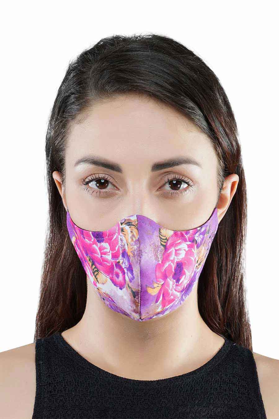 Floral Printed 3 Ply Mask