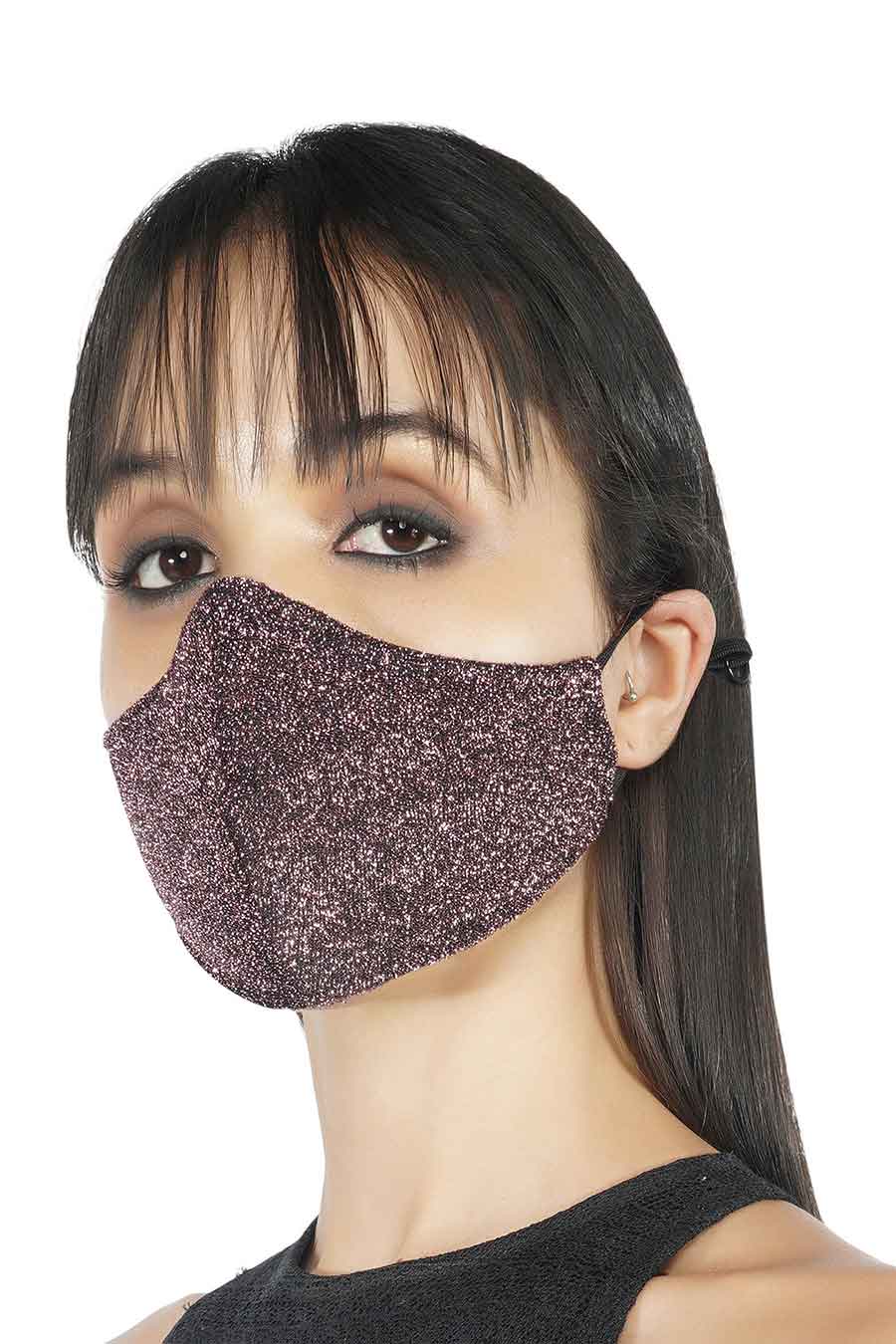 Purple Shimmer 3 Ply Mask