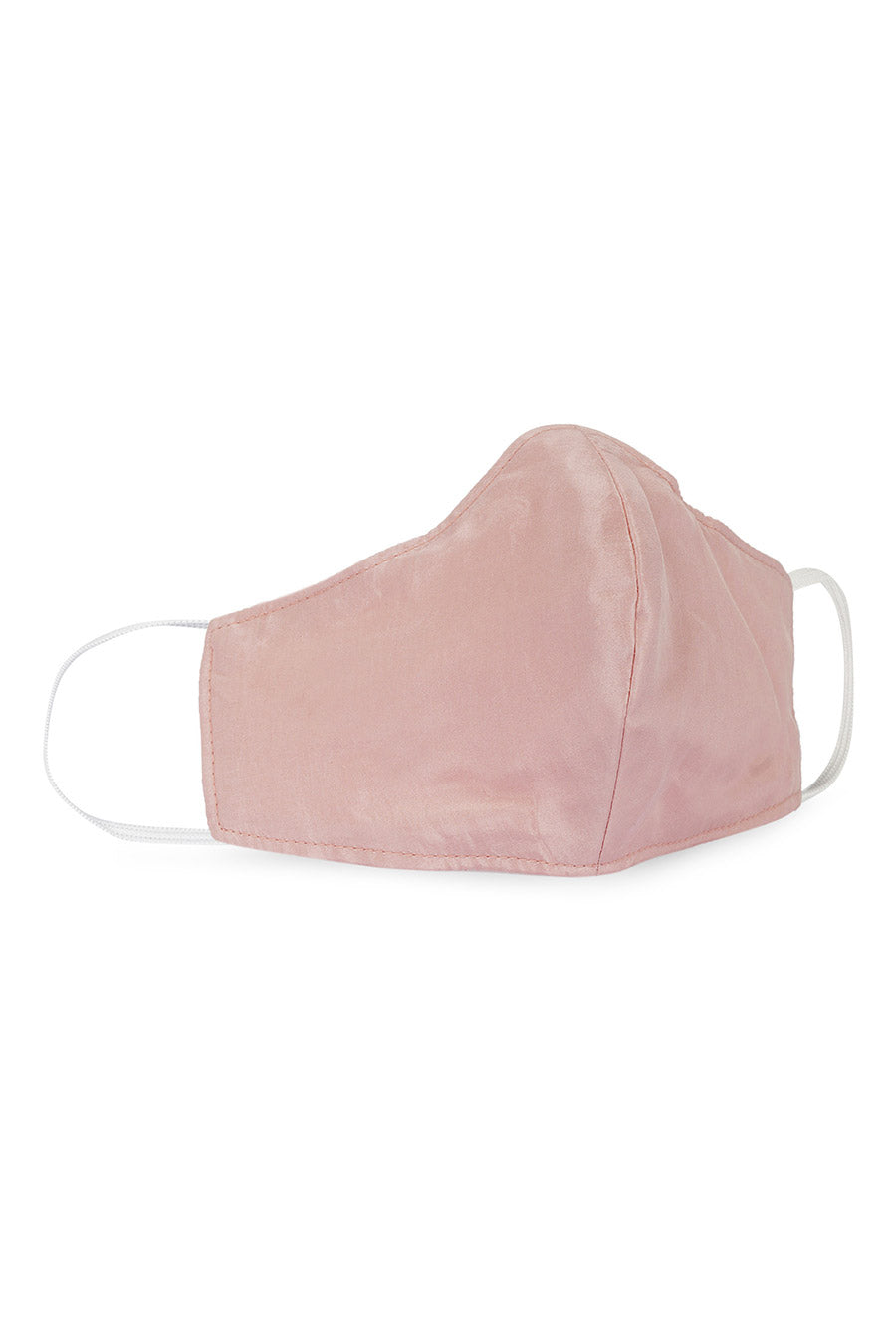 Blush Pink Silk 3 Ply Mask