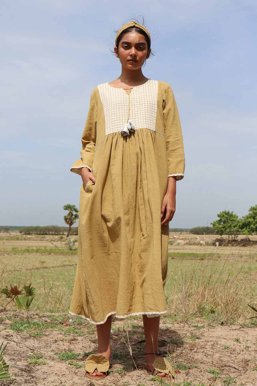 Mustard Sevala Dress