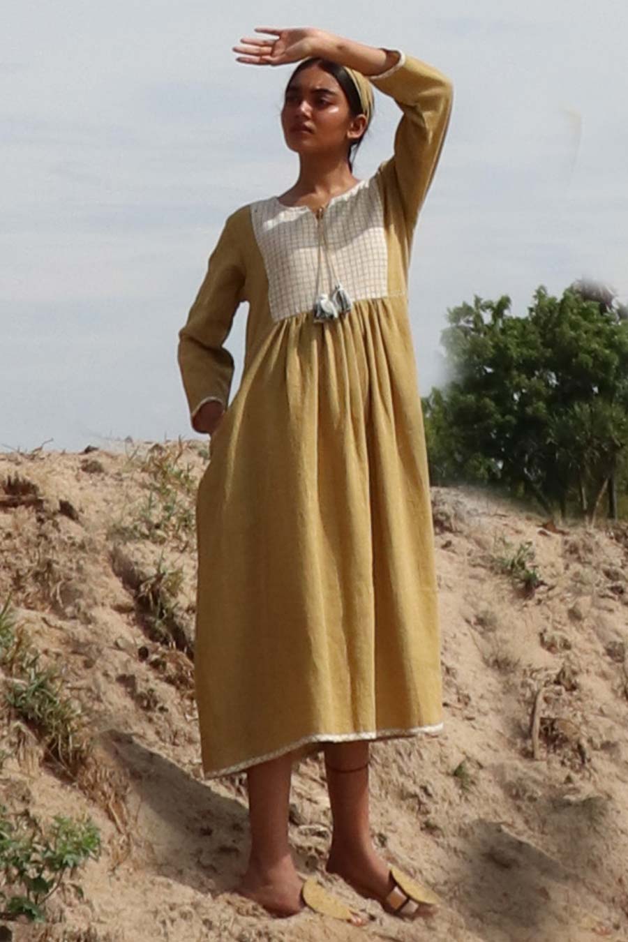 Mustard Sevala Dress