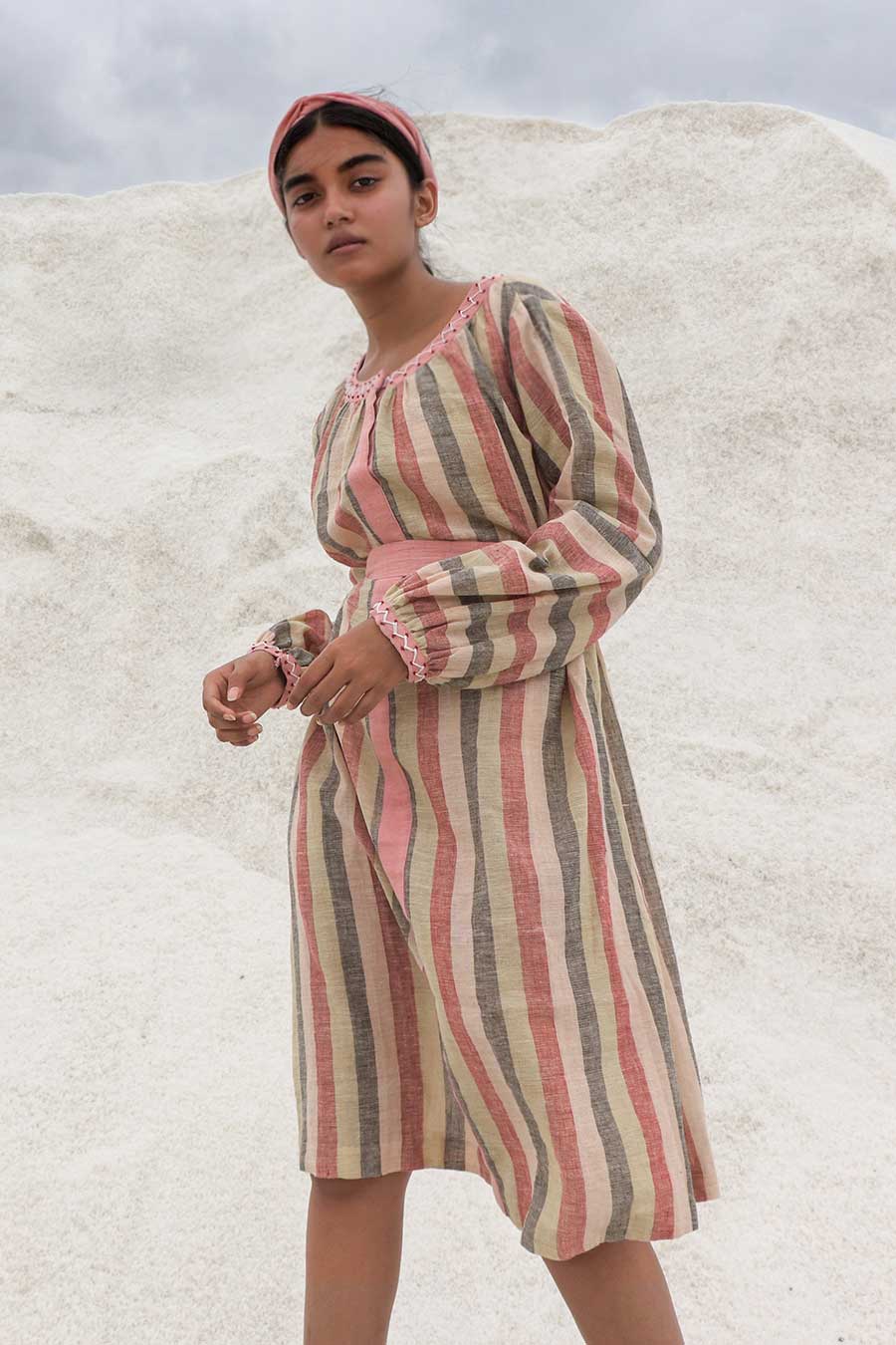 Handwoven Cotton Kusa Dress