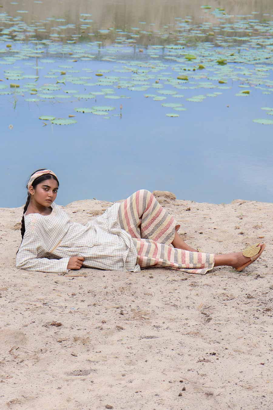 Multicolor Handwoven Sara Pants