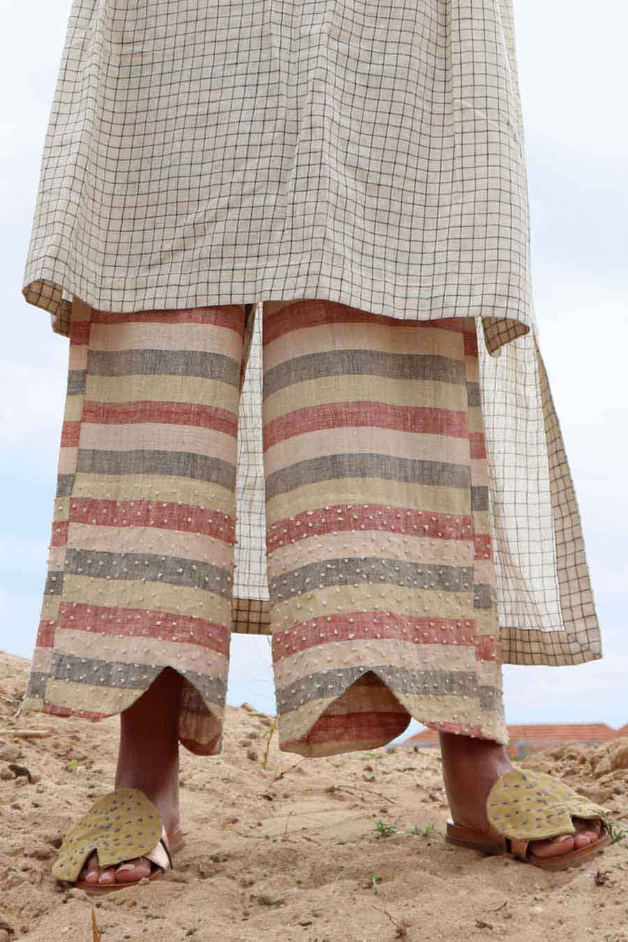 Multicolor Handwoven Sara Pants