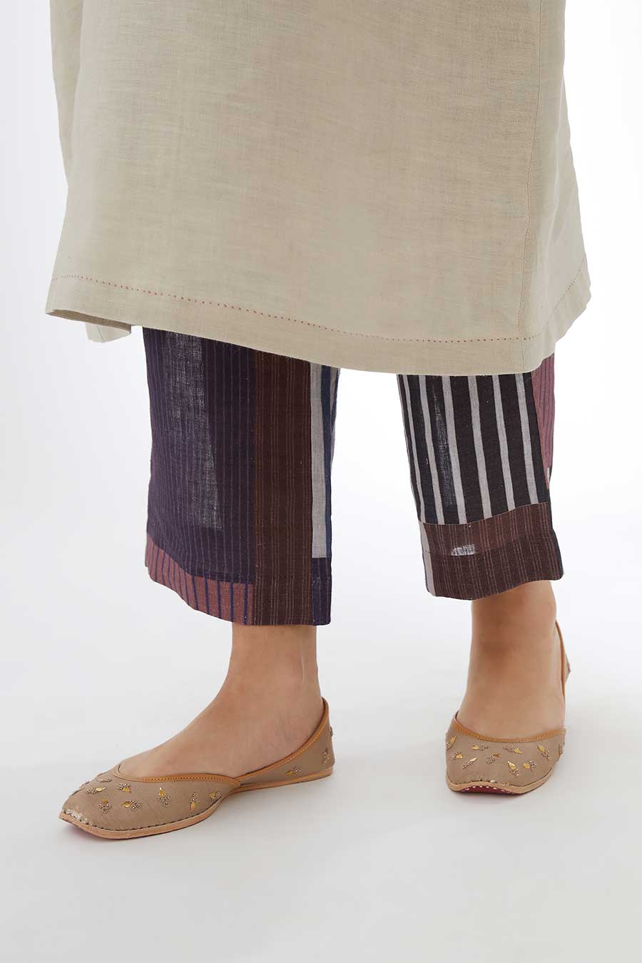 Sand Linen Kurta & Pants Set
