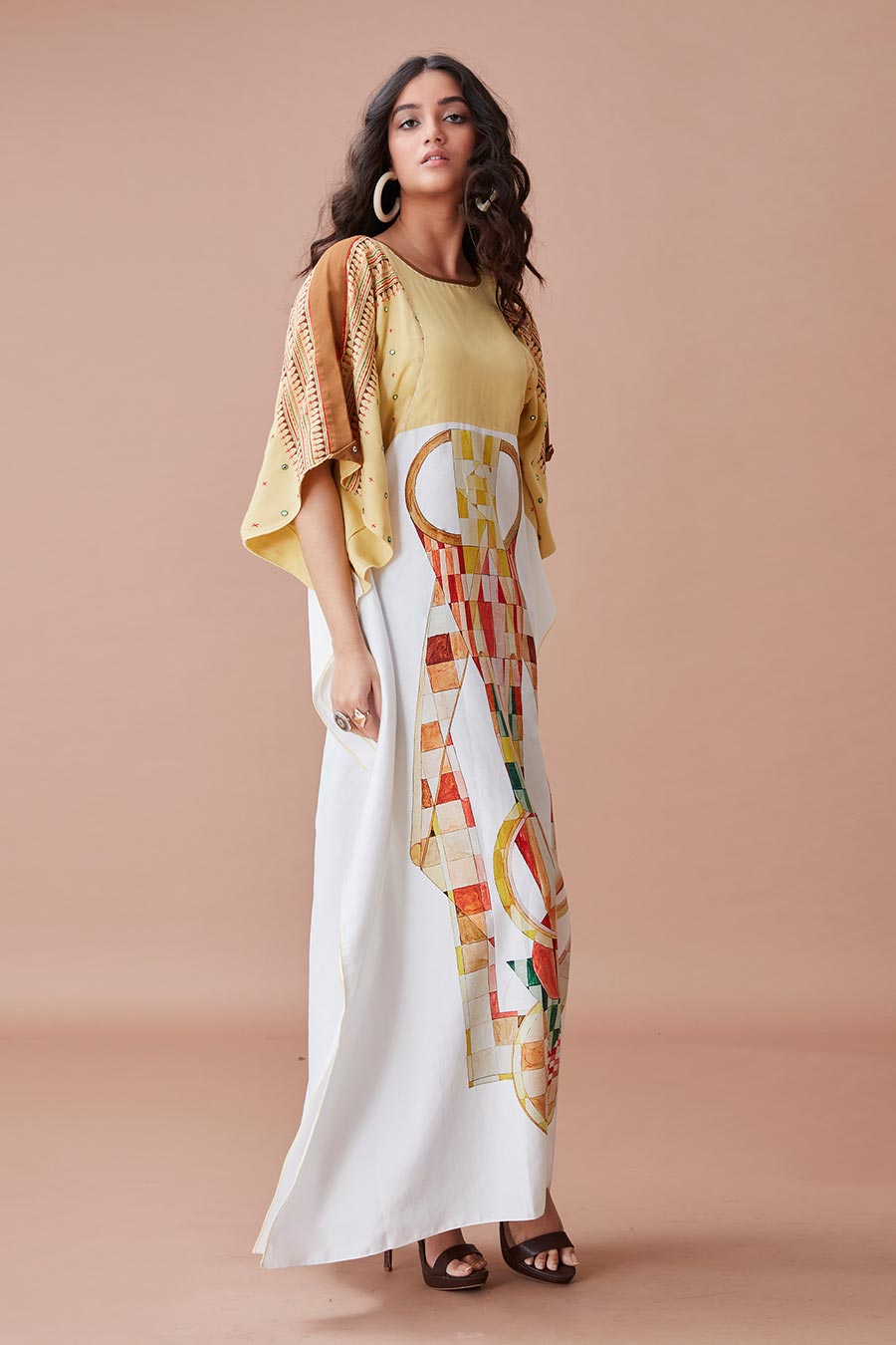 Aahi Circa White Kaftan Dress