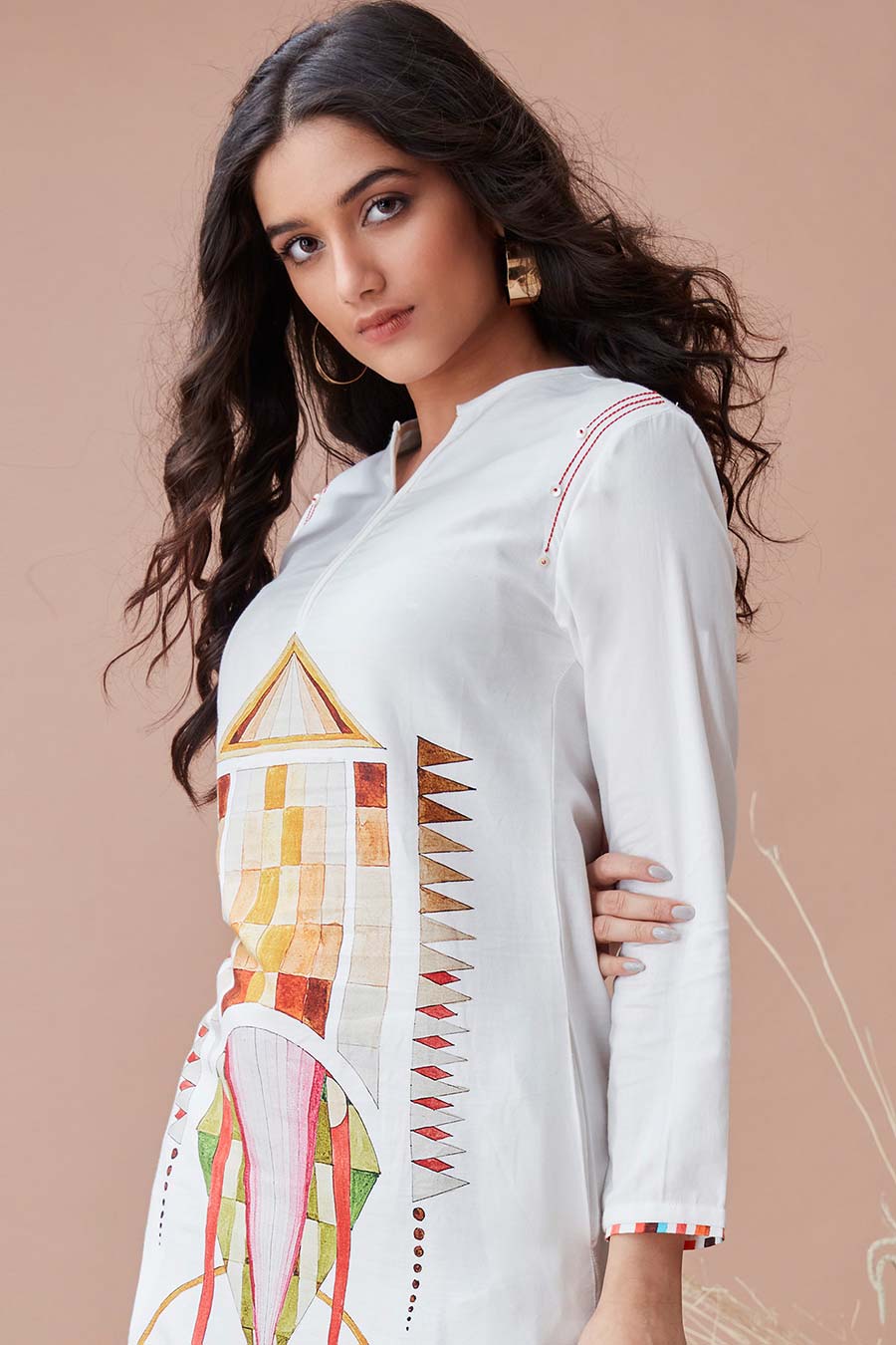 Froza Triad Printed Kurta Tunic