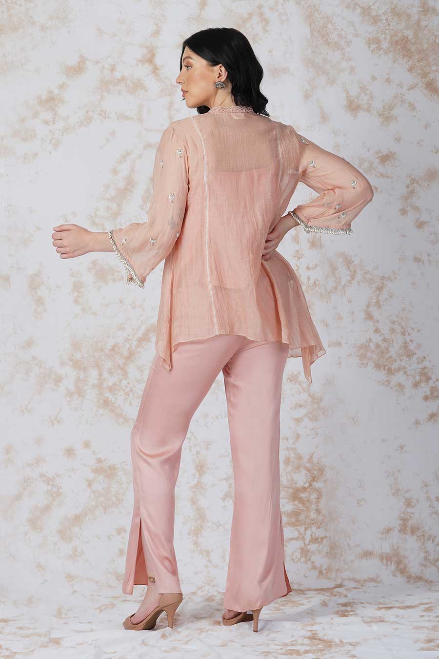 Baroque Work 3 Piece Pink Co-Ord Set
