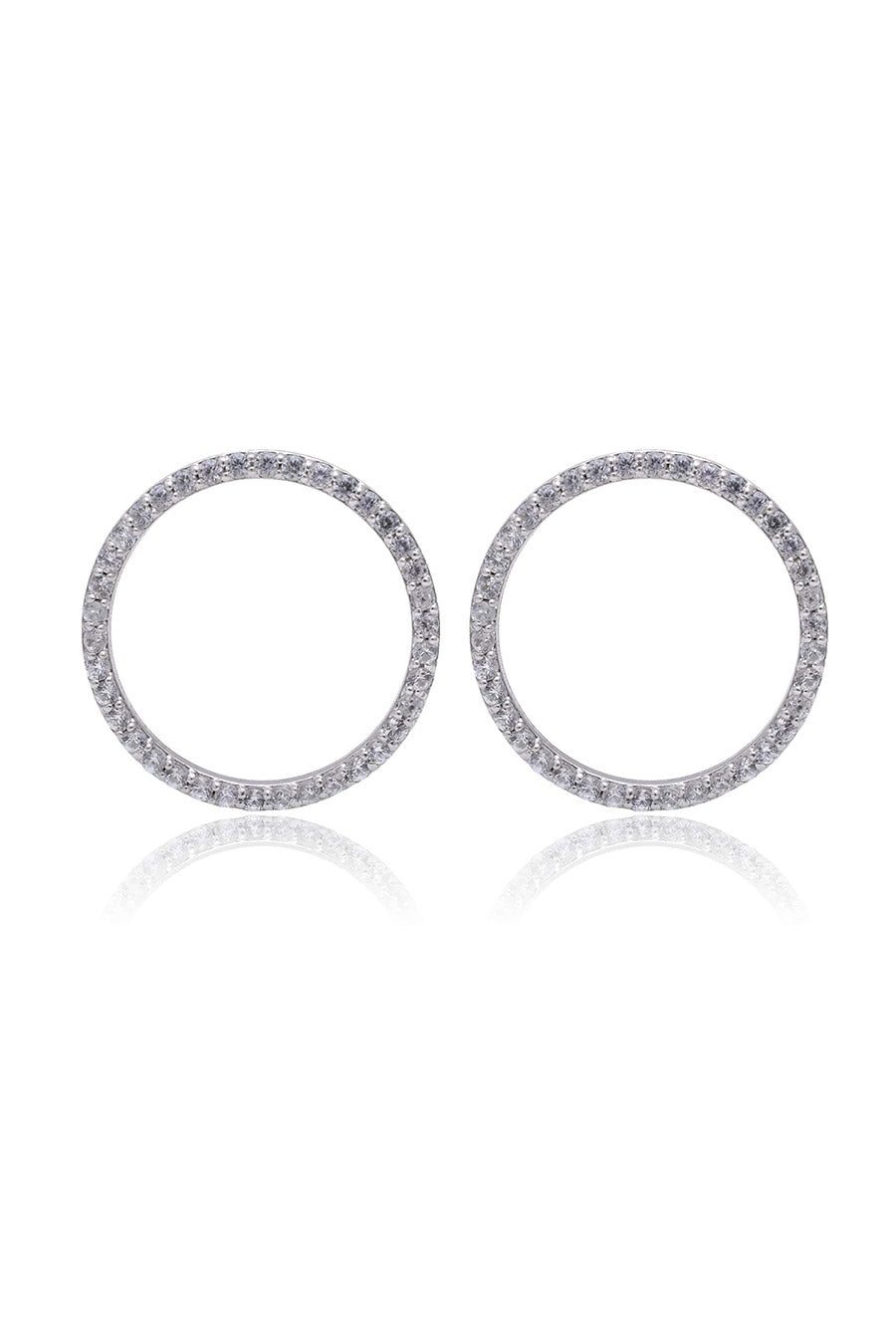 Circle of Life Silver Earrings in 925 Silver