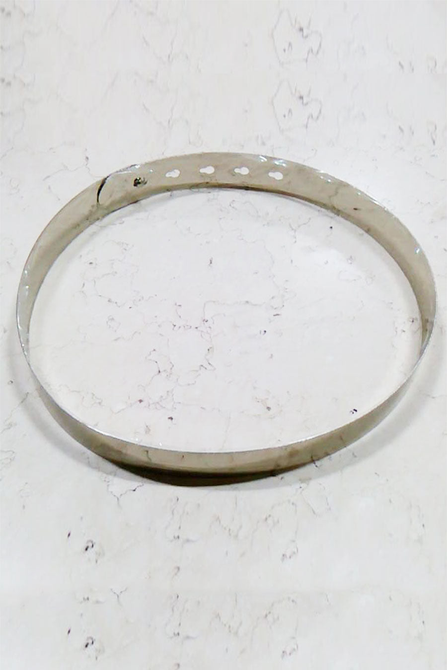 Silver Metallic Belt