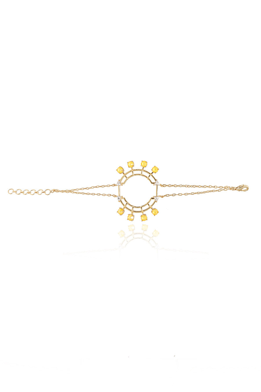 Colored Popsicles - Yellow Swarovski Tennis Bracelet
