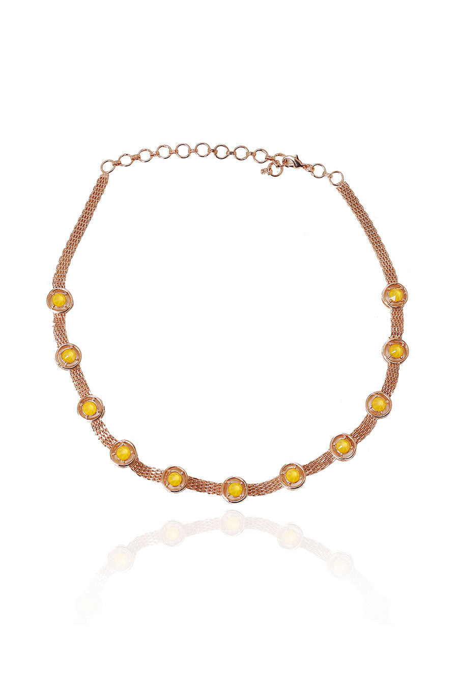 Yellow Swarovski Alana Choker