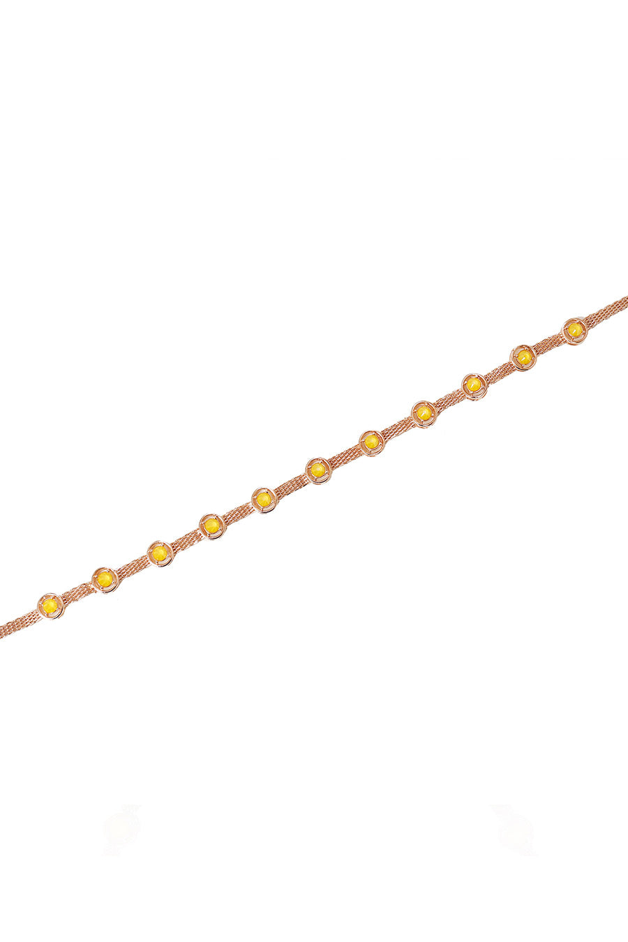 Yellow Swarovski Alana Choker