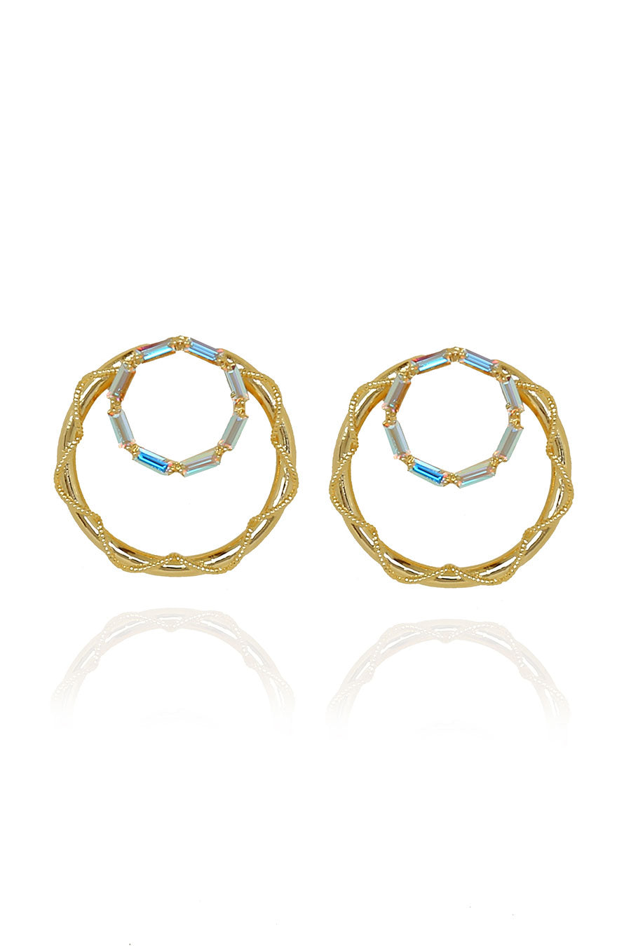 Ice Blue Swarovski Muriel Earrings