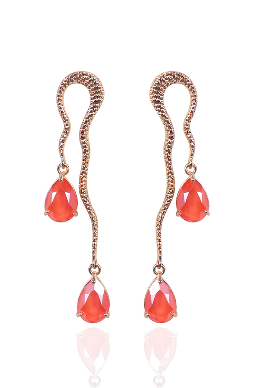Orange Swarovski Nerida Earrings
