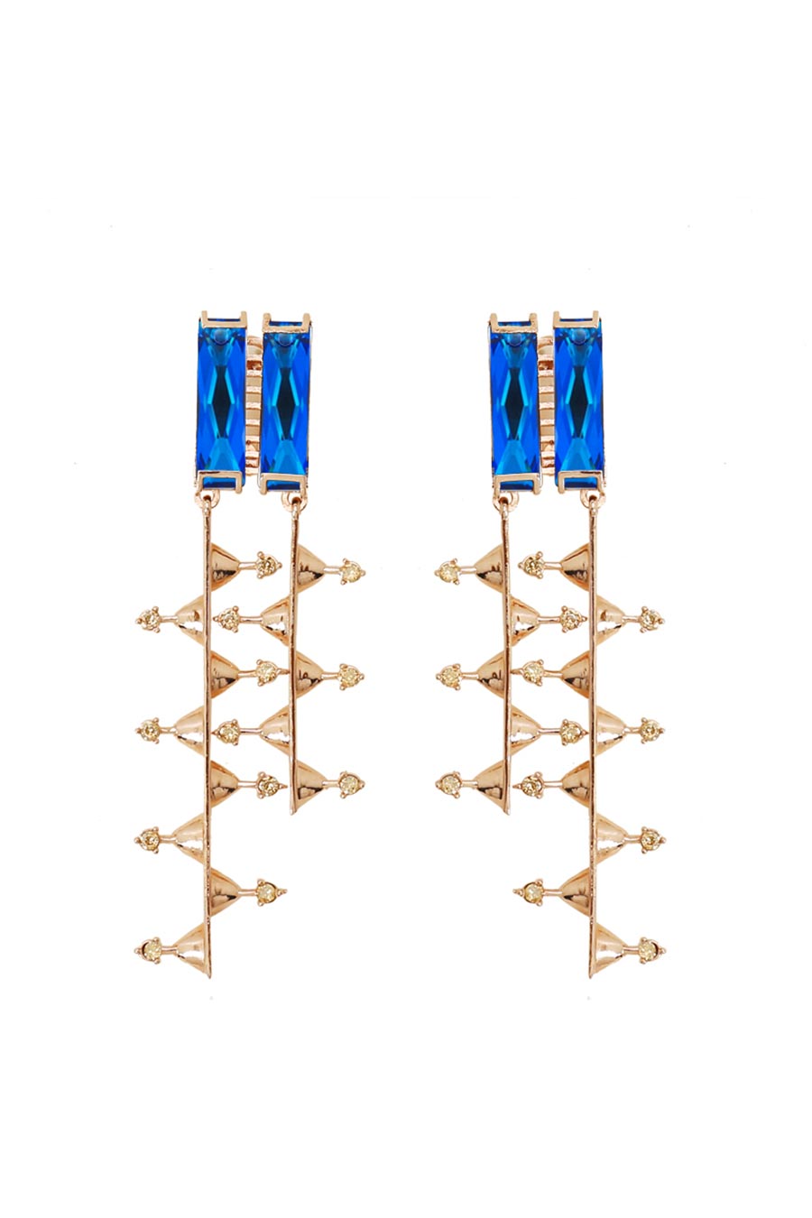 Blue Swarovski Isla Earrings