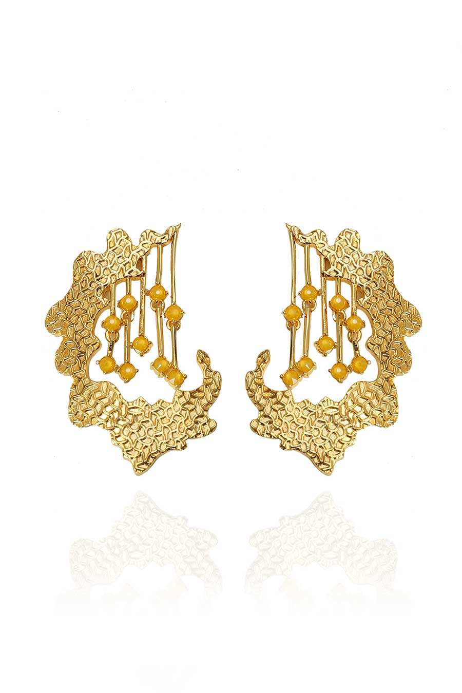 Yellow Swarovski Adella Earrings