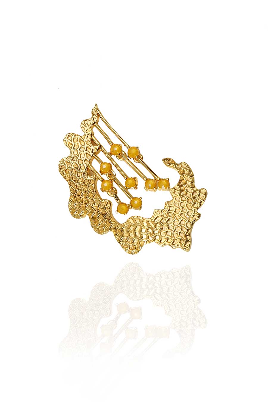 Yellow Swarovski Adella Earrings