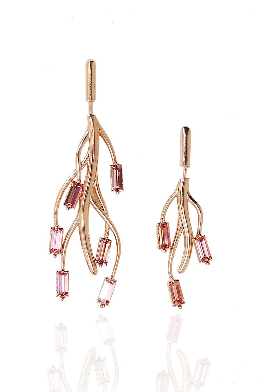 Pink Swarovski Ciara Earrings