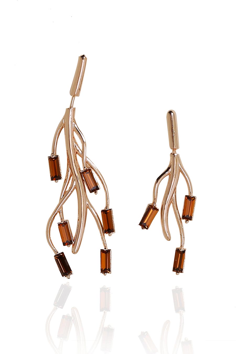 Brown Swarovski Ciara Earrings