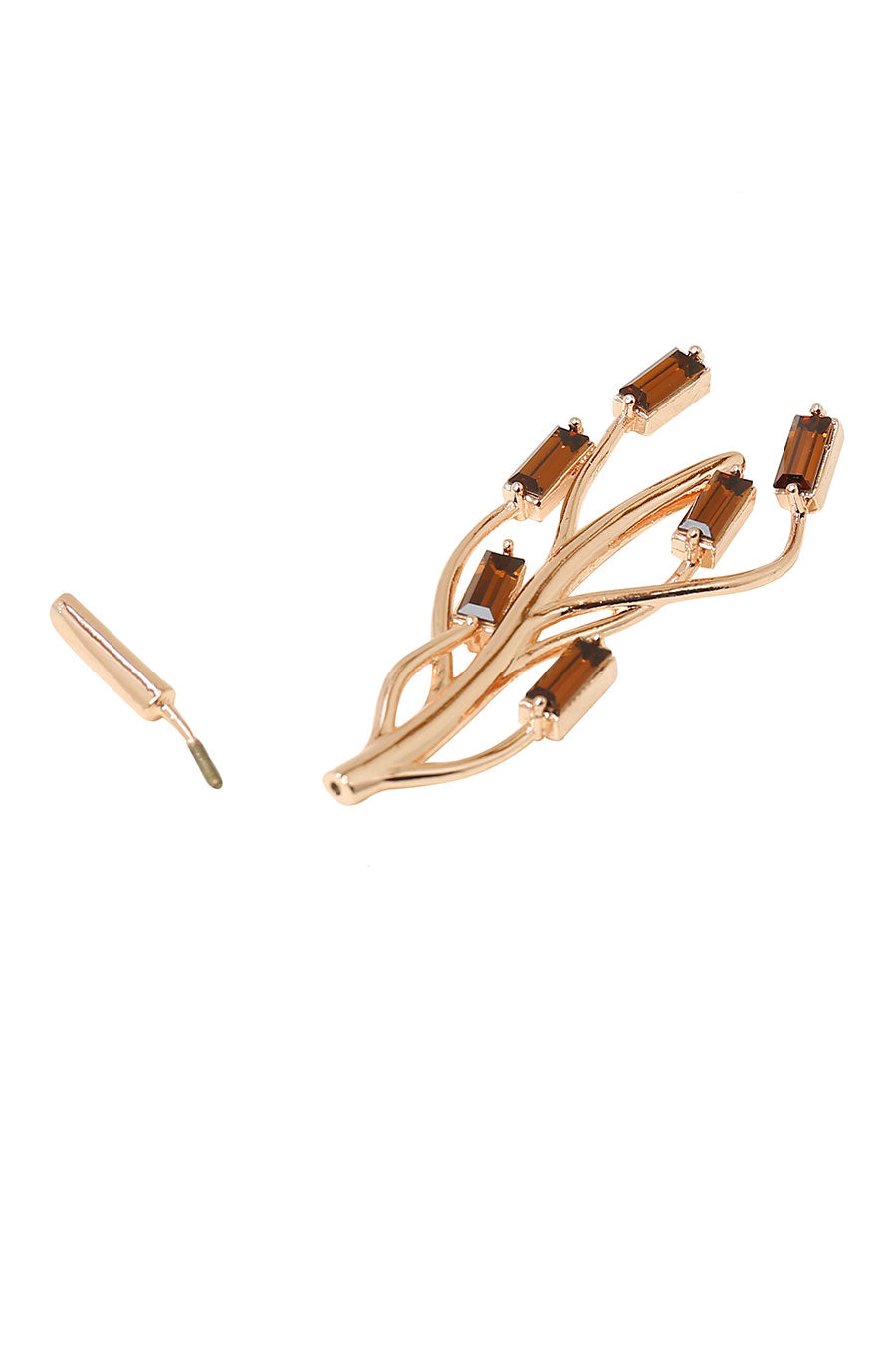 Brown Swarovski Ciara Earrings