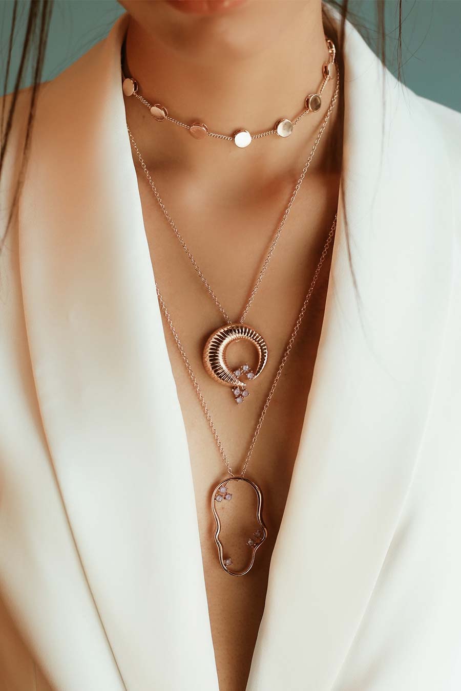 Purple Swarovski Loire Pendant