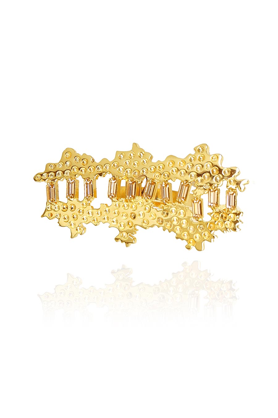 Beige Swarovski Wade Ring