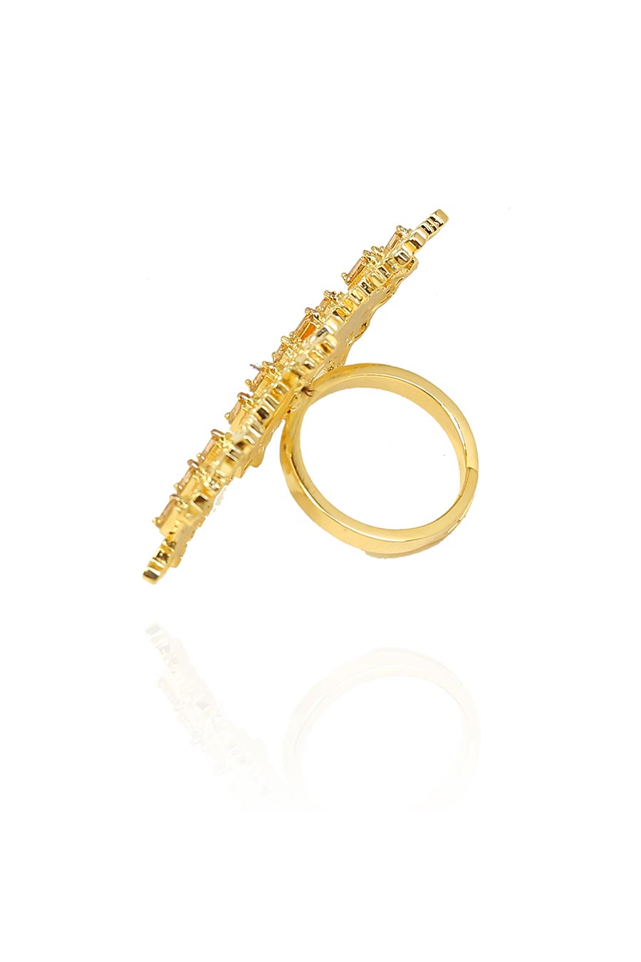 Beige Swarovski Wade Ring