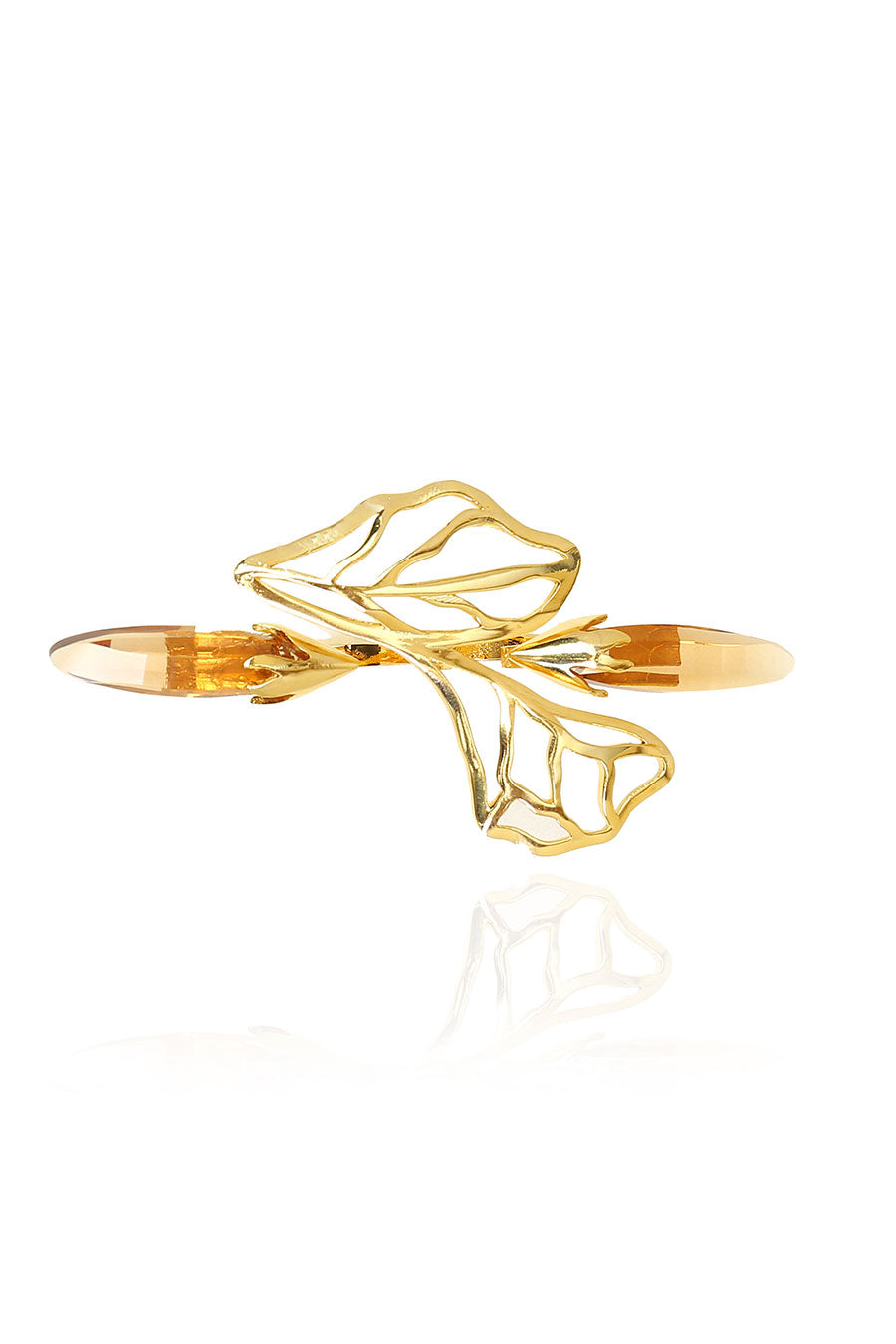 Yellow Gold Swarovski Myrtle Ring