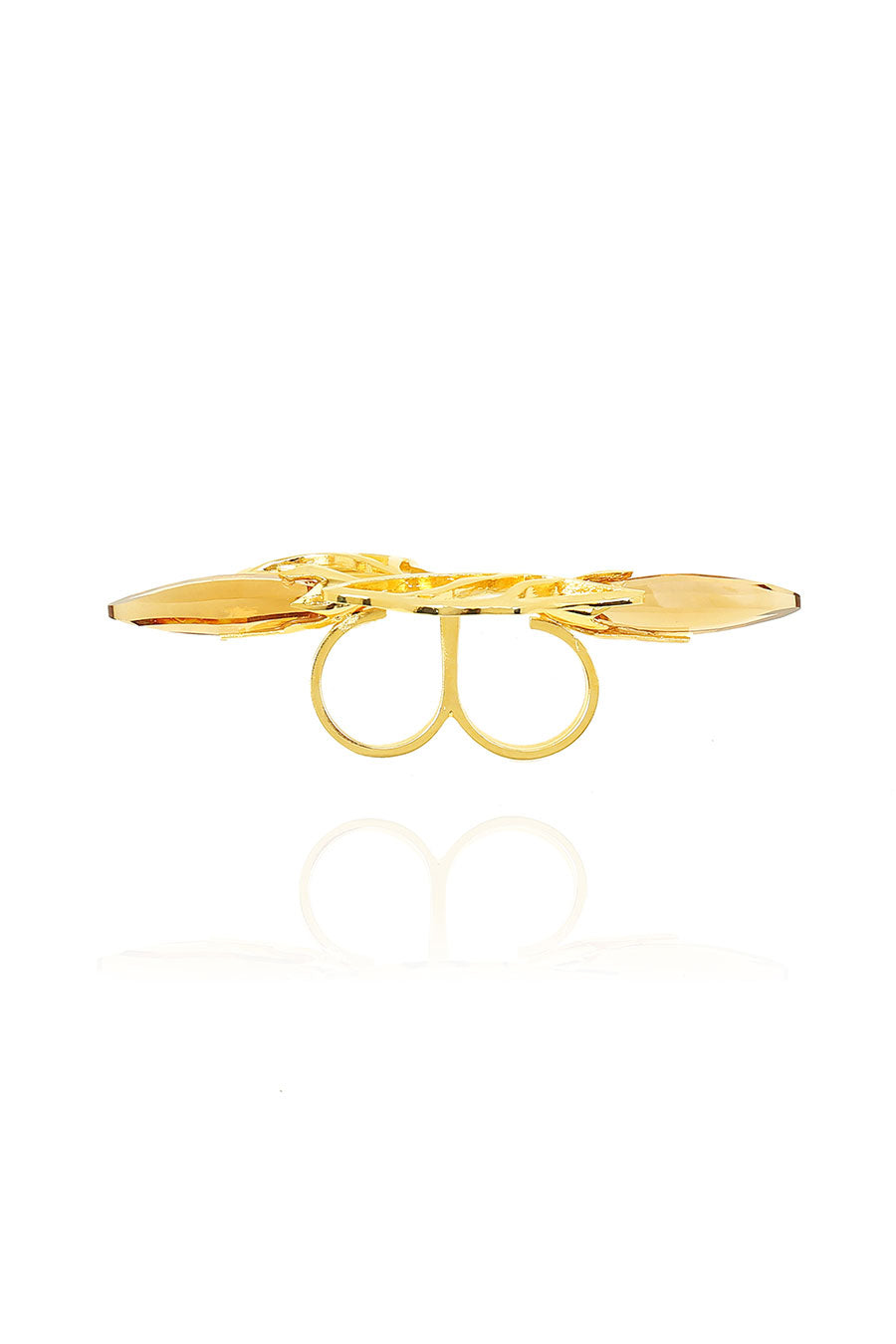 Yellow Gold Swarovski Myrtle Ring