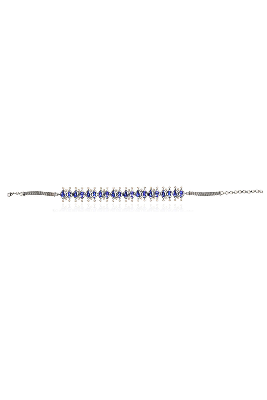 Blue Swarovski Lambada Choker