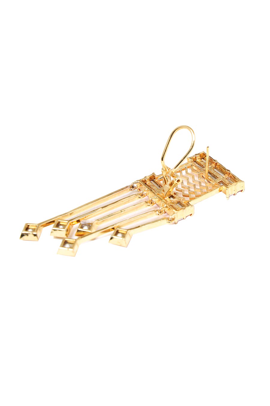 Pink & Gold Swarovski Tango Earrings