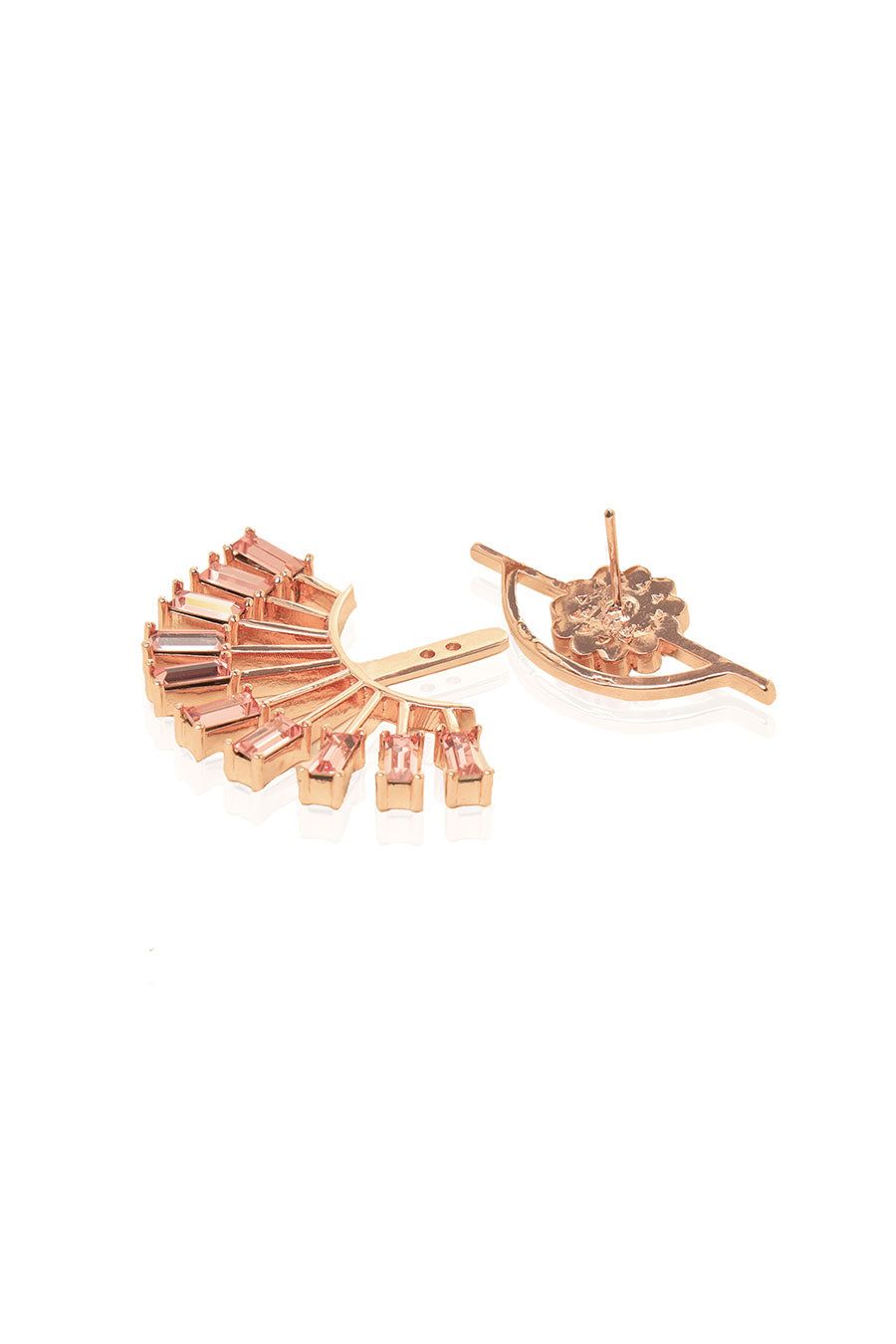 Cananry Detachable Pink Swarovski Earrings