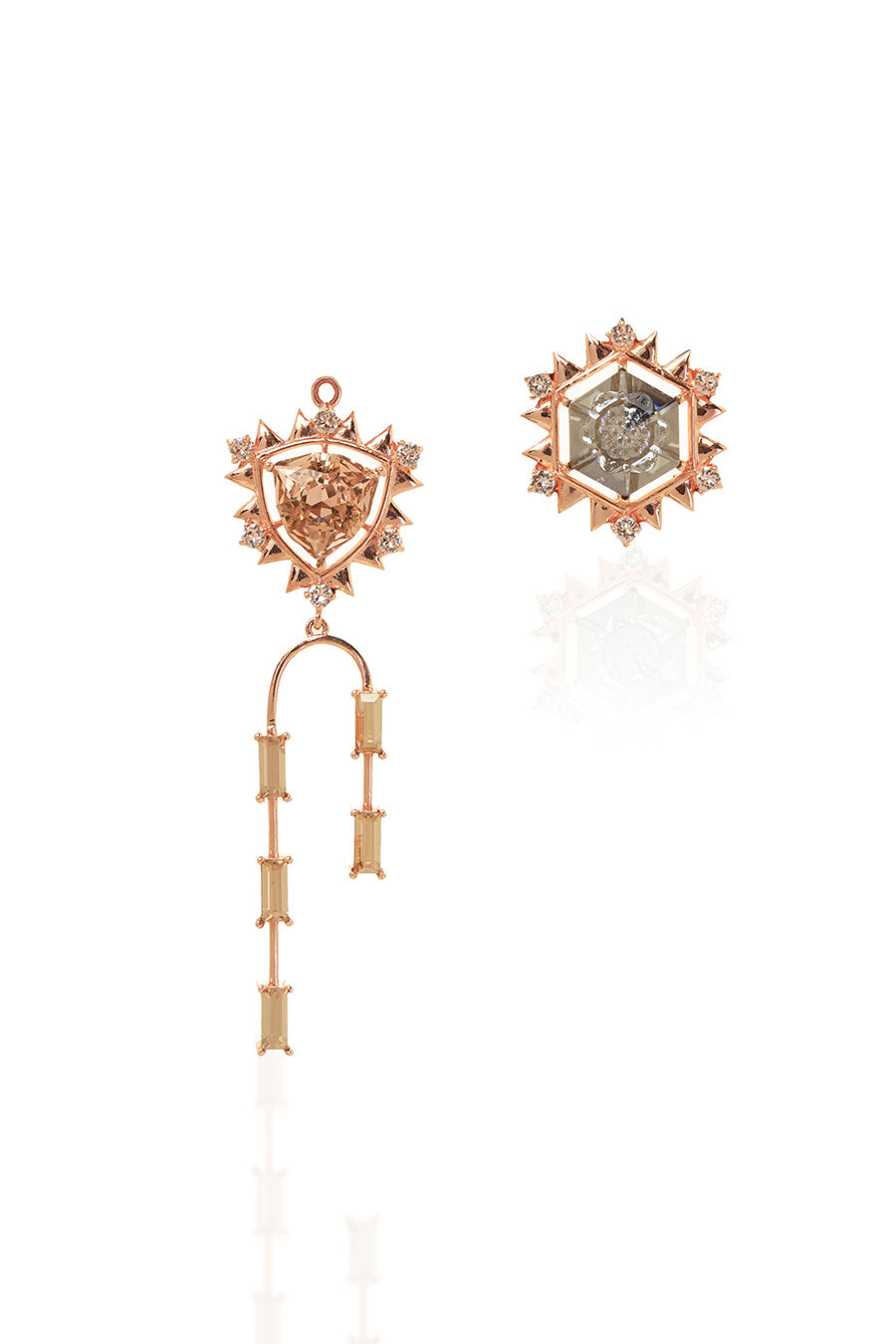 Sparrow Detachable Swarovski Earrings